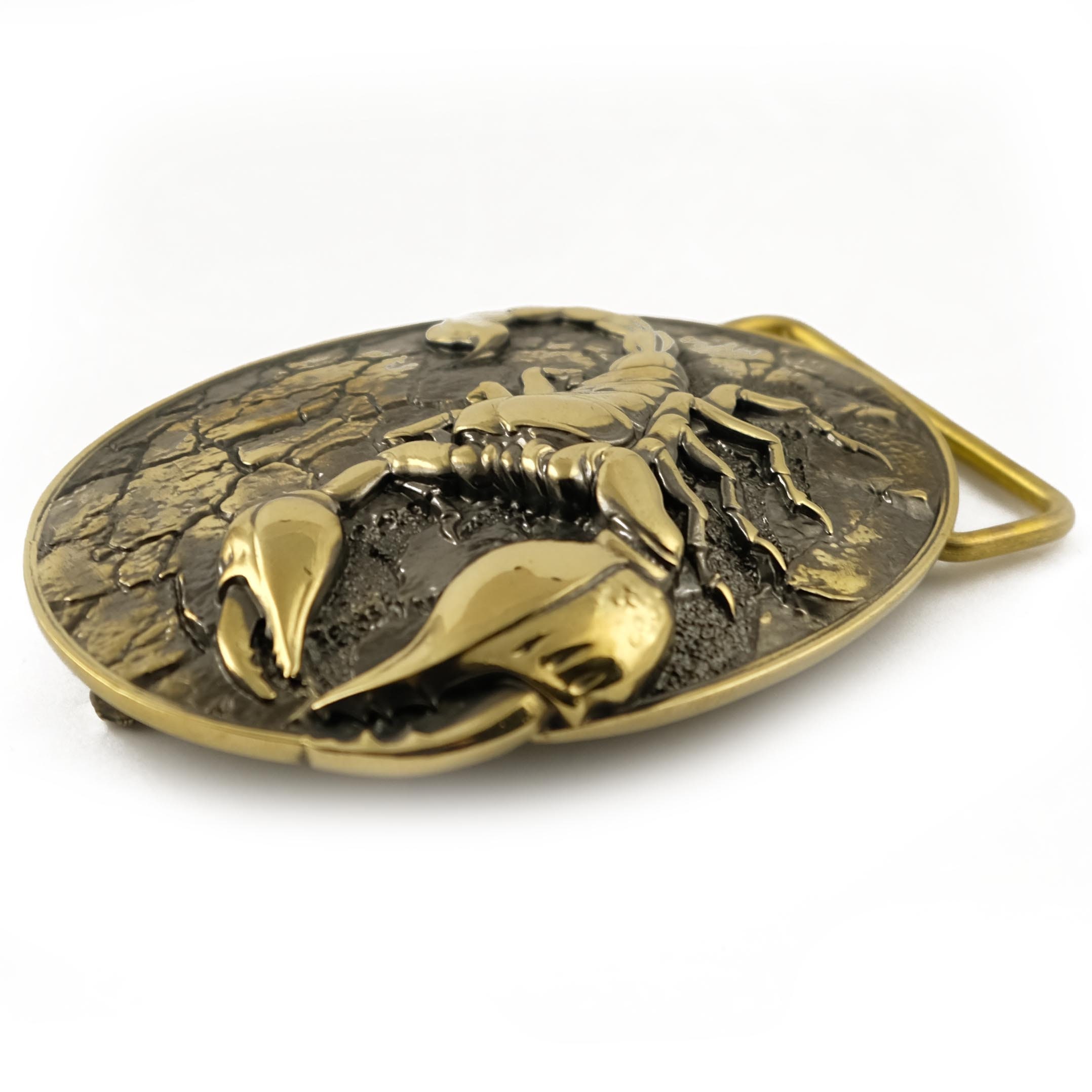 Scorpion Belt Buckle, Scorpion Solid Brass Belt Buckle for Casual