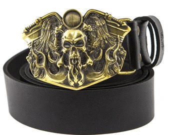 BOBIJOO Jewelry - Fibbia della cintura American Eagle Silver