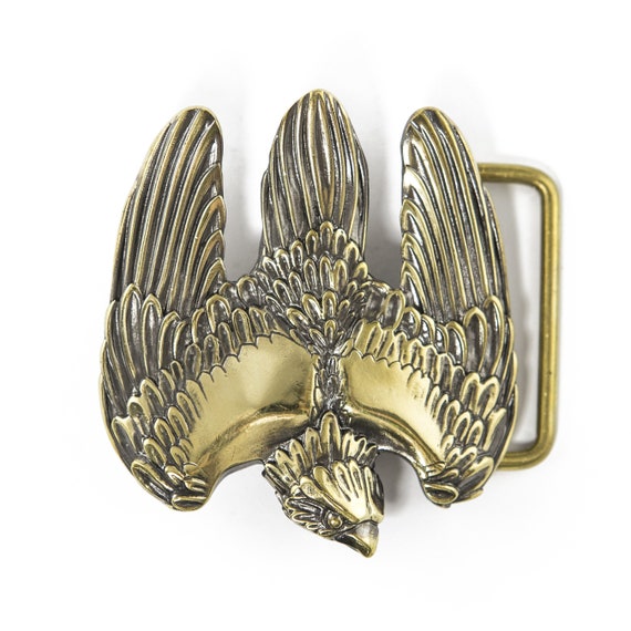 Boucle De Ceinture Ou De Cape Ancienne - Argentée Et Dorée - Alliage Métal - Occasion