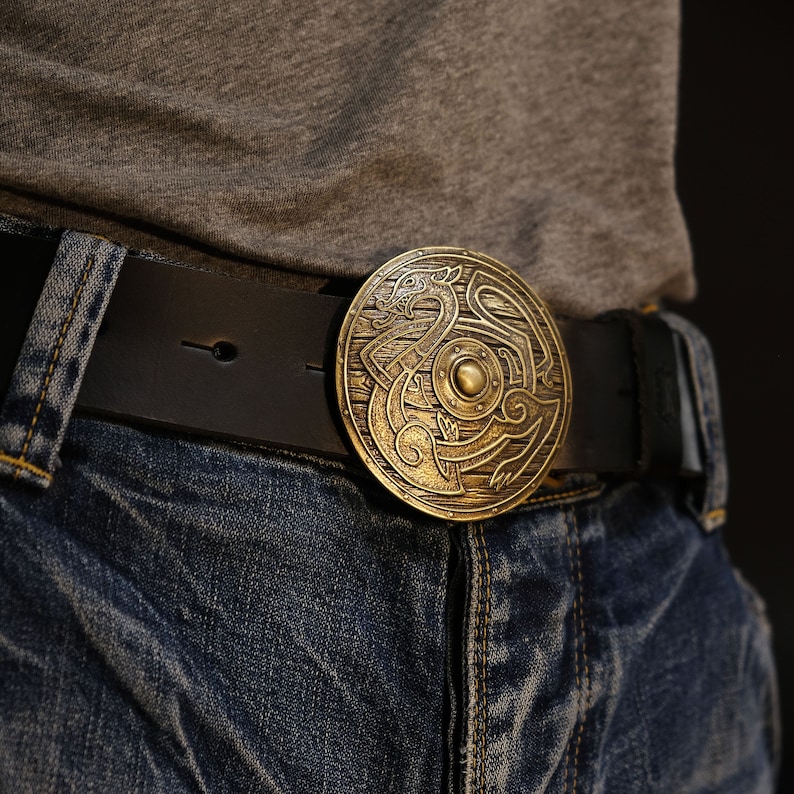 Viking Shield Belt Buckle Scandinavian Nordic Celtic Norse Etsy
