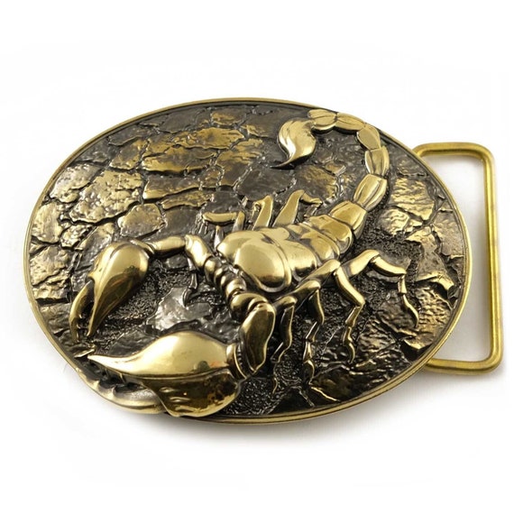 小物 scorpion belt buckle lgb Ifsixwasnine Scorpion Belt Buckle, Scorpion Solid Brass Belt Buckle for Casual