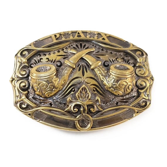 Belt Buckle Tobacco Pipes Tobacco Pipes Belt Buckle Calumet Belt Buckle Gift for Pipes Smokers Ceremonial Pipes Peace pipes Buckle Etsy UK