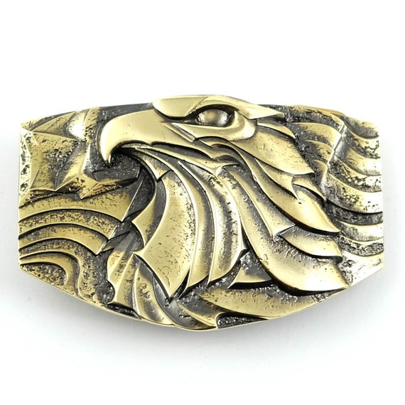 American Eagle Belt Buckle, Bird of Prey, White Headed Eagle  display picture 1