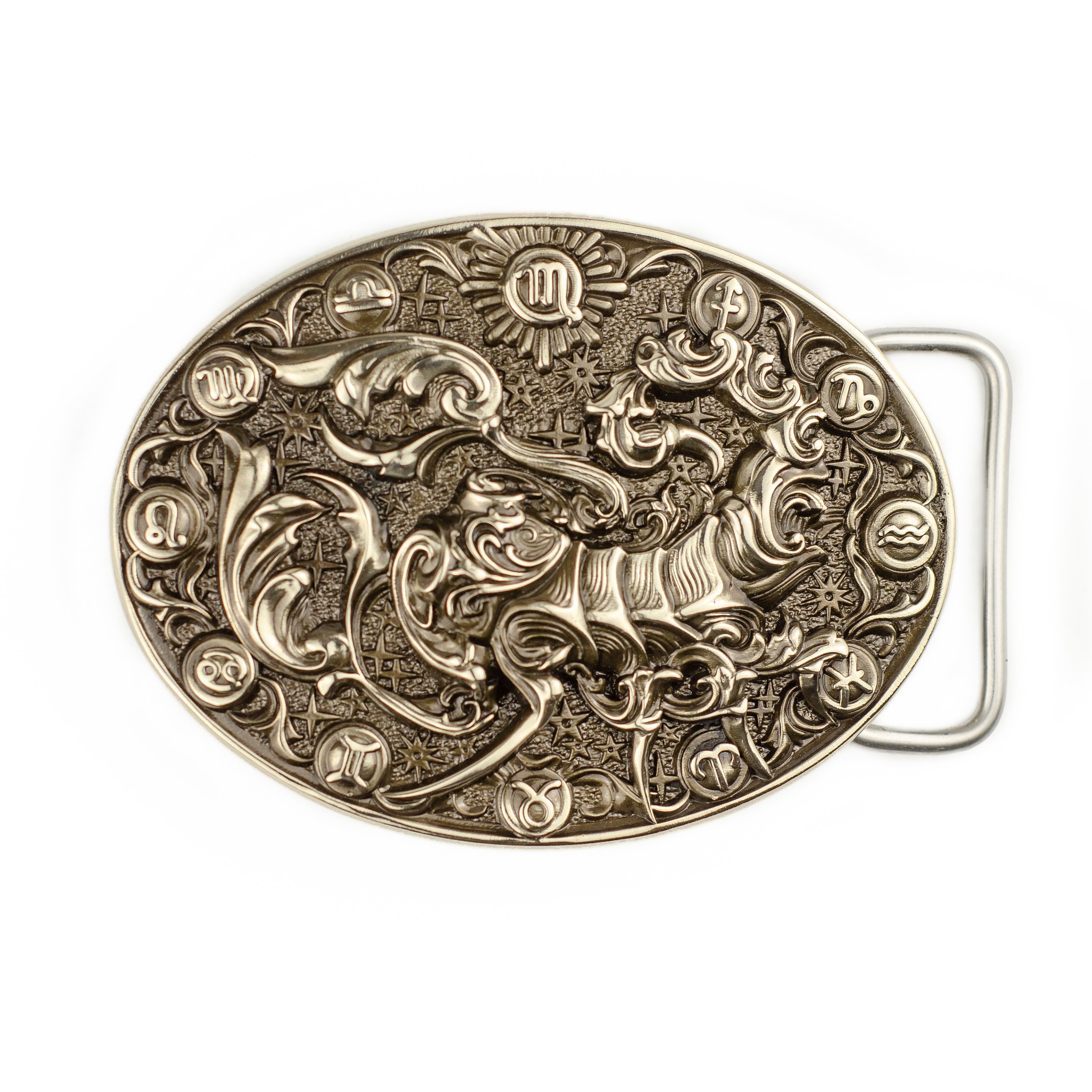 Leather Belt With Scorpio Belt Buckle, Scorpion Horoscope  display picture 3