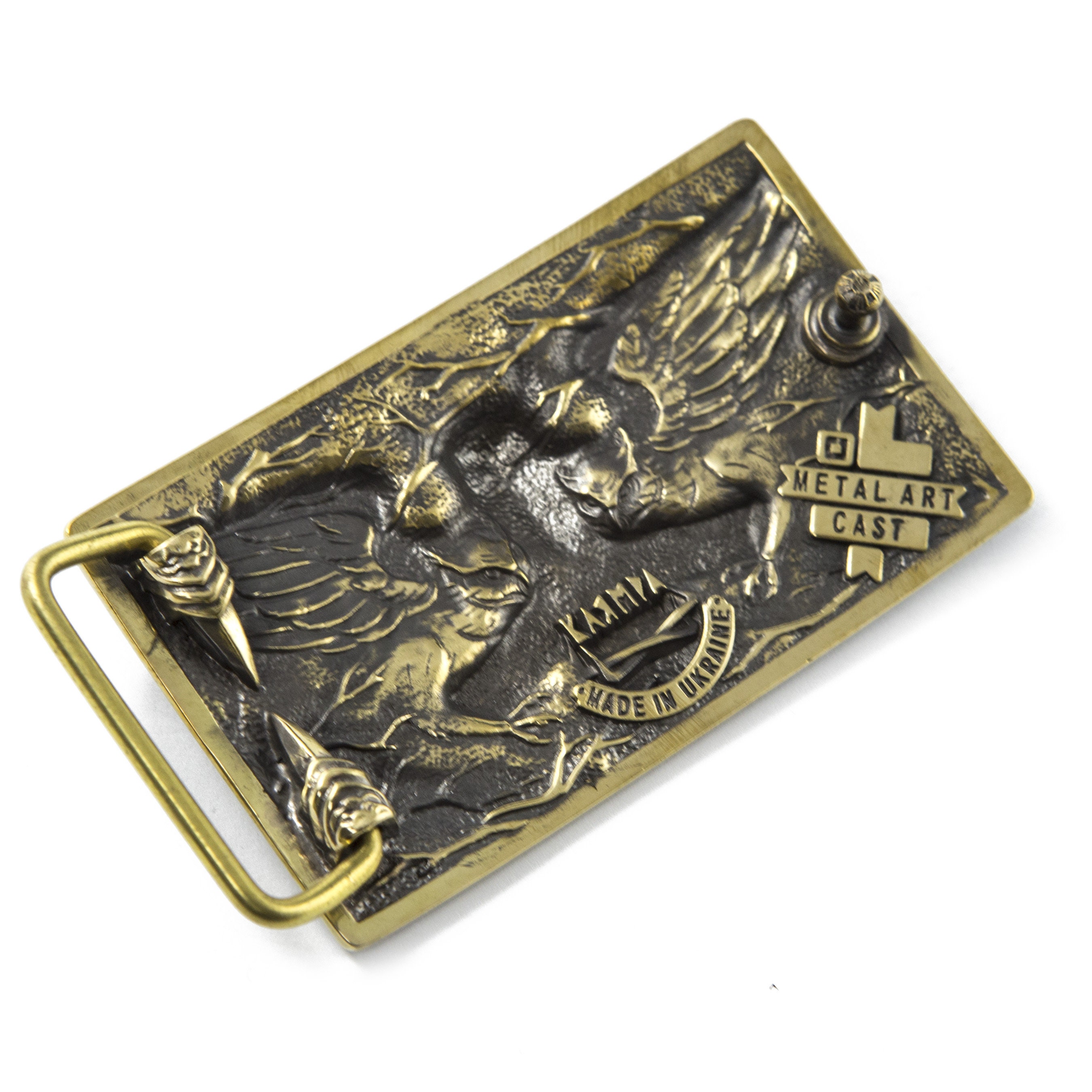Brass Owl Belt Buckle - The Buckle Connection 3\