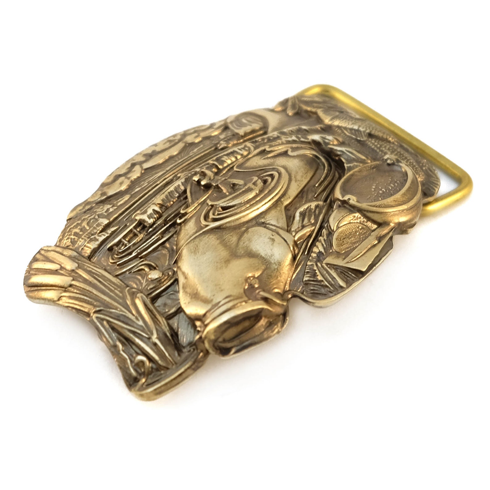 Catfish Belt Buckle Wild Catfish Fishing Angler Solid Brass Etsy