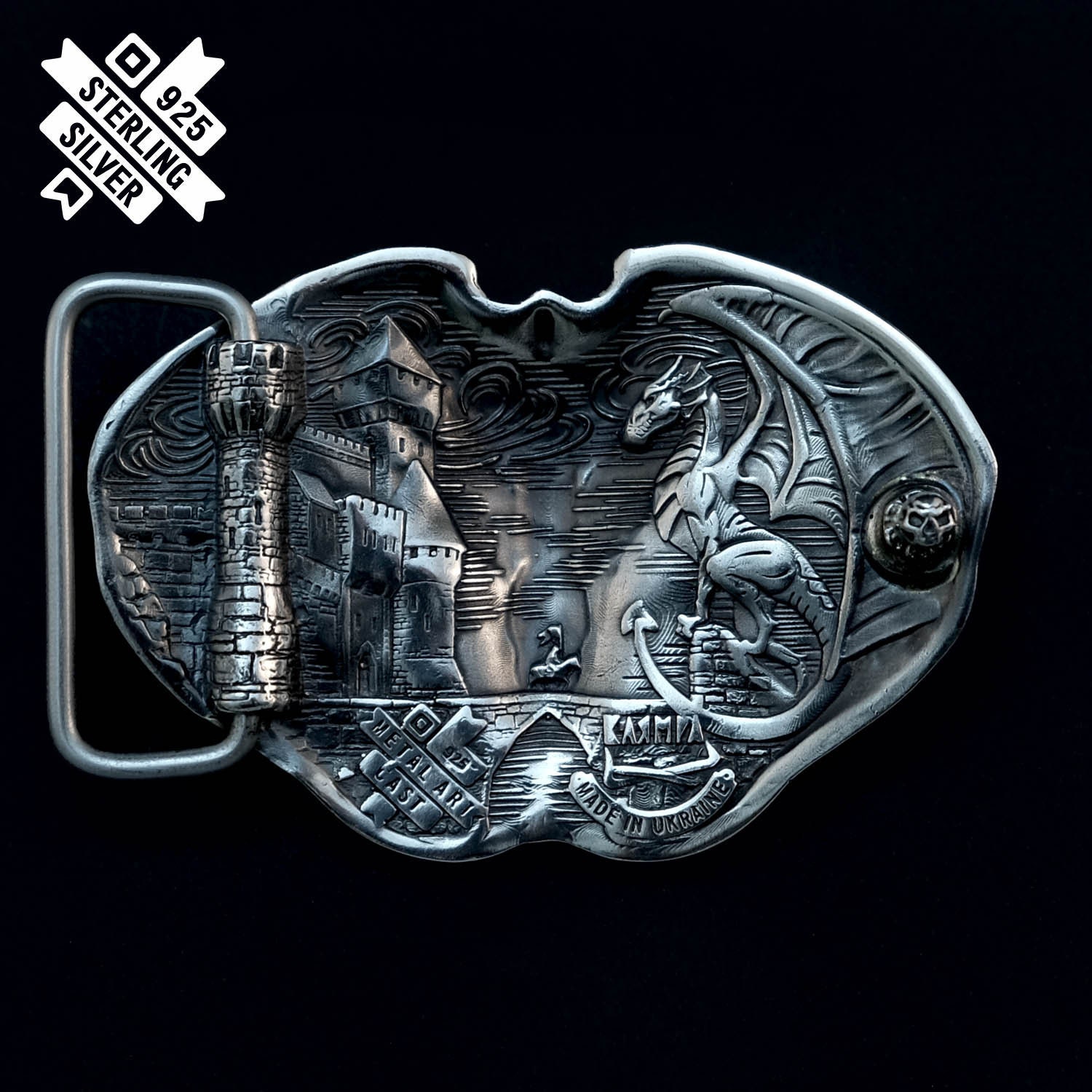 VINTAGE ANTIQUE 19thC RARE Hebilla de cinturón de dragón de plata tibetano chino Accesorios Cinturones y tirantes Hebillas para cinturón 