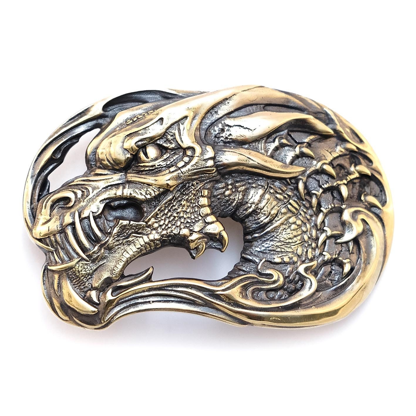 Boucle de ceinture dragon Jormungands Head Drogon Fait à la - Etsy France