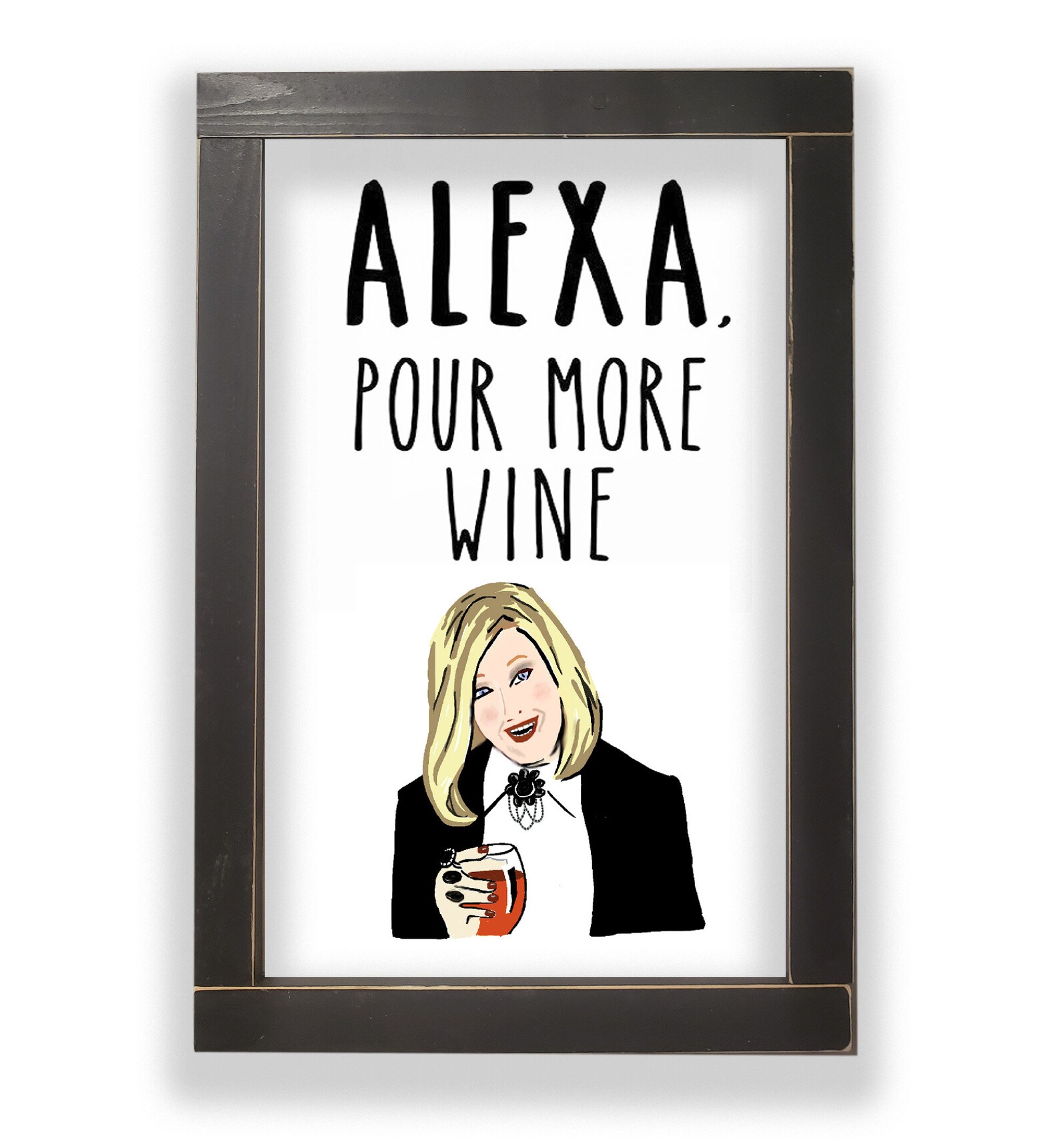 Schitt's Creek Moira Rose Quote Wine Sign Wine Wall Etsy Canada