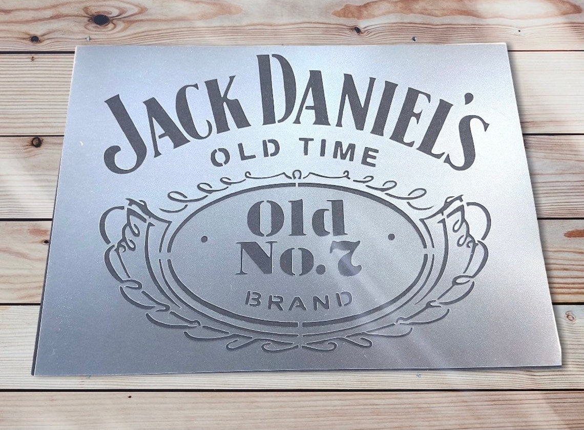 A4 Jack Daniels stencil wall stencilstencil for crafts Etsy