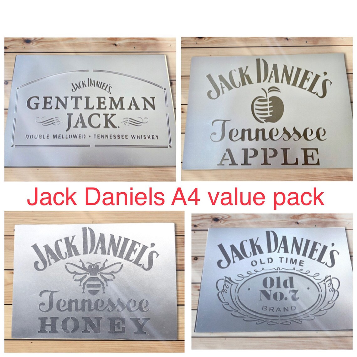 A4 Jack Daniels stencil wall stencilstencil for crafts | Etsy