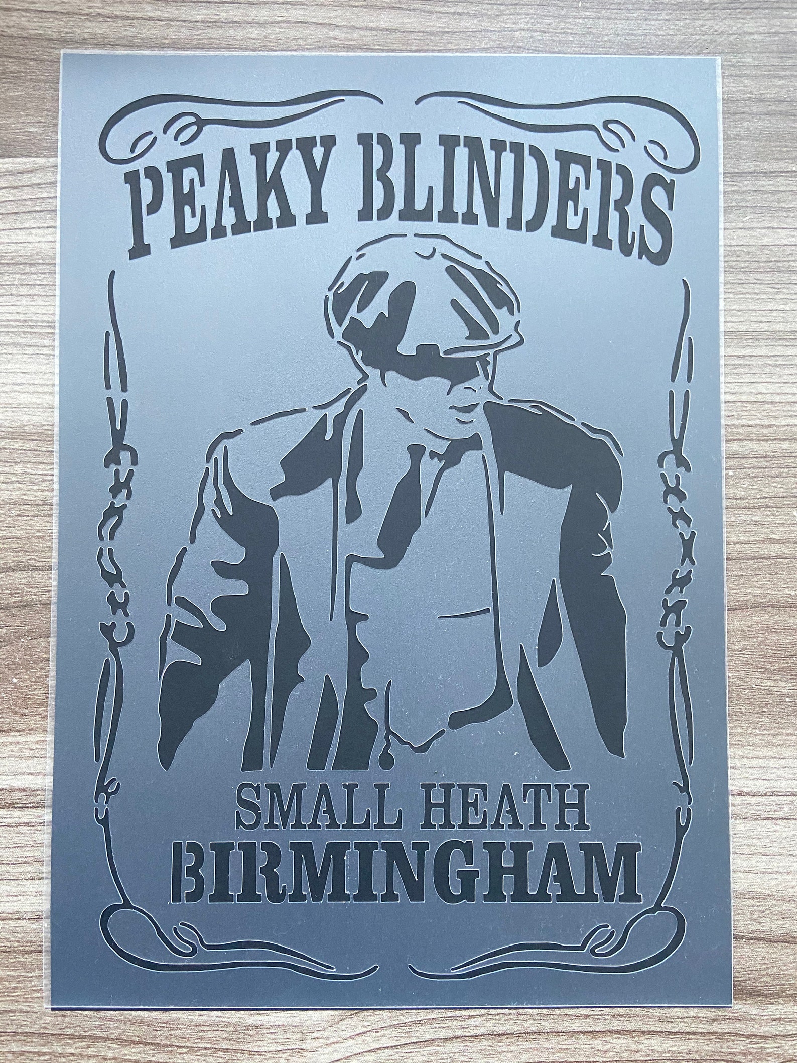 A4 Peaky Blinders Stencilwall Stencilstencil For Crafts Etsy stencil-peaky-blinders-shelby-bros-english-vintage-etsy