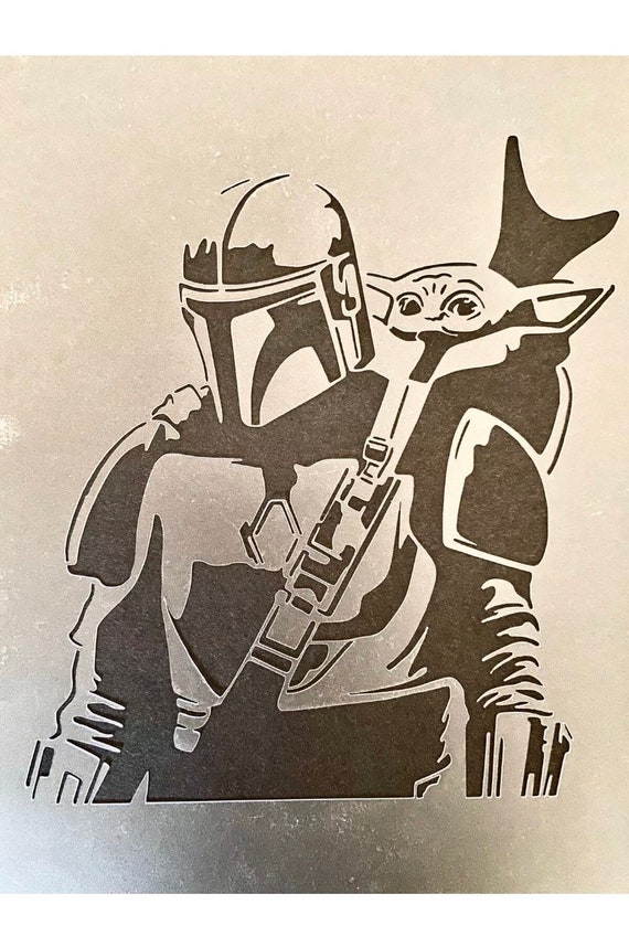 Pochoir De Yoda De Bebe Le Pochoir Mandalorian Pochoir De Etsy Pochoir De Yoda De Bebe Le Pochoir Mandalorian Pochoir De Etsy
