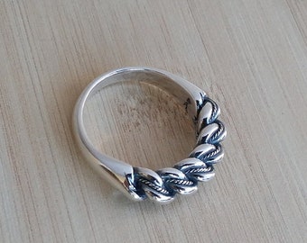 Sterling Silver Namejs Ring, Viking Ring