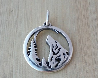 Falke Anhänger, Asatru Halskette, Amulett, Wikinger Anhänger, Dreizack