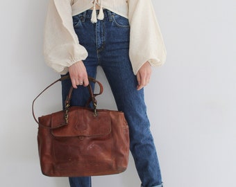 the bridge vintage leather bolsa