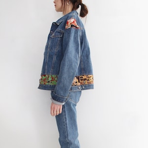 JEAN PAUL GAULTIER 90s VirusMan Denim Suit &quot;Safe Sex Forever&quot;