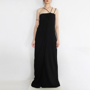 MARTIN MARGIELA White Label Minimalist Draped Gown