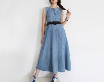 90s dungaree dress