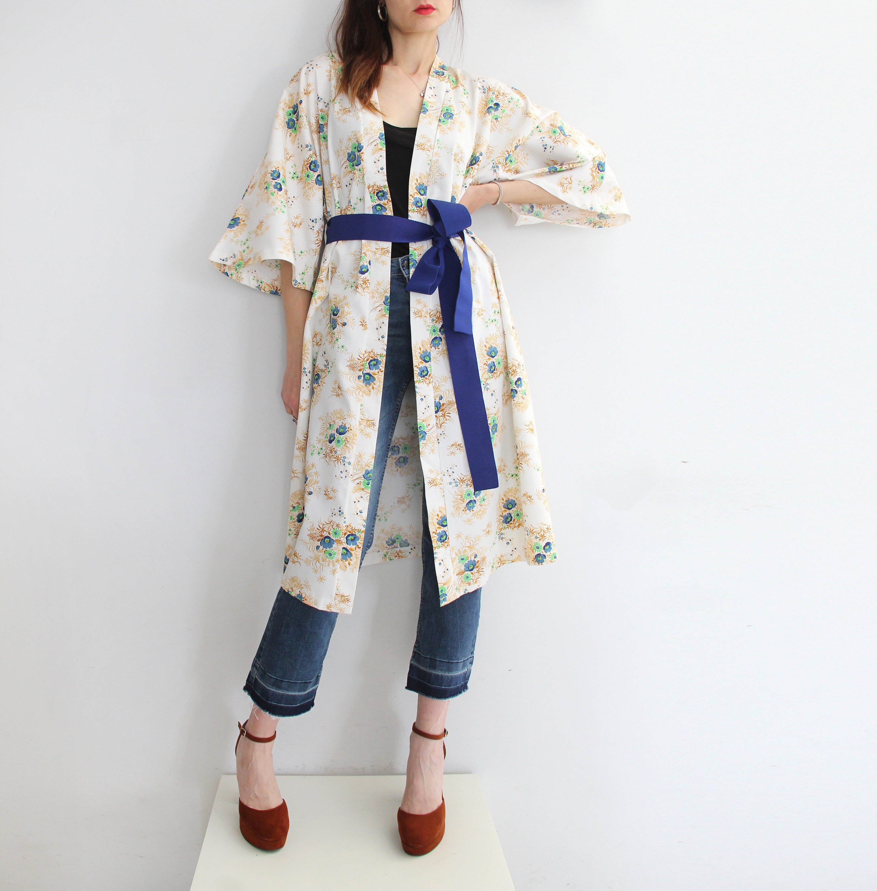 70s kimono dress