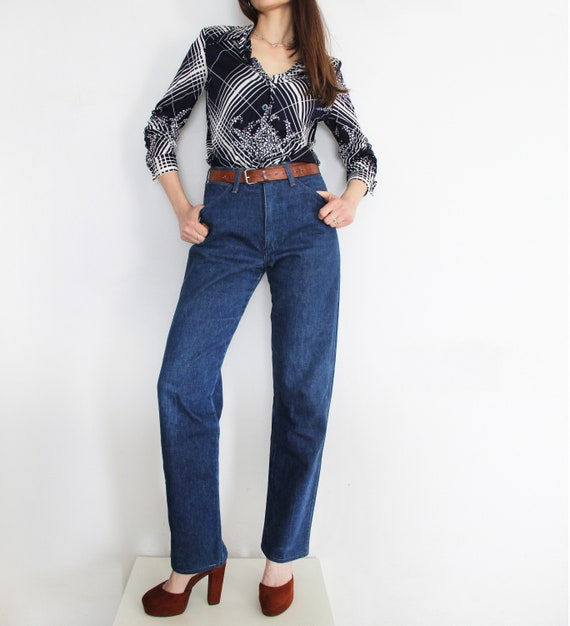 Vintage 1970s Wrangler "Blue Bell" WFL101 Denim Bl