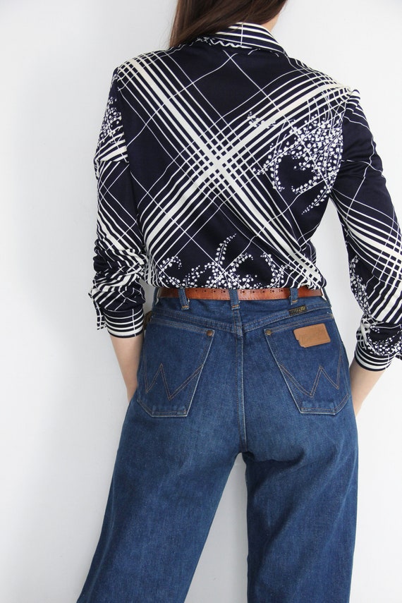 Vintage 1970s Wrangler "Blue Bell" WFL101 Denim Bl