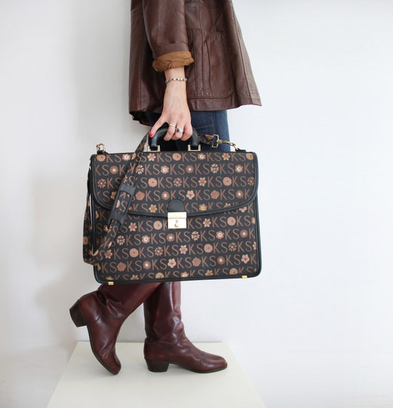 KEN SCOTT Vintage 90s Overnight Case Bag in Vegan