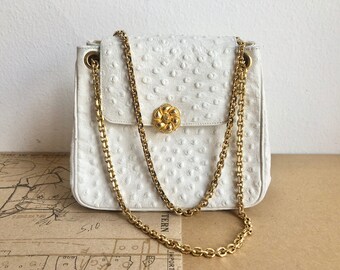 tiny white purse