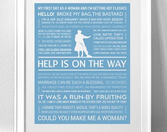 Mrs Doubtfire Print Etsy