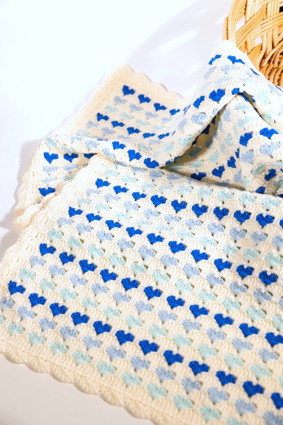 Lovely hearts baby blanket hotsell