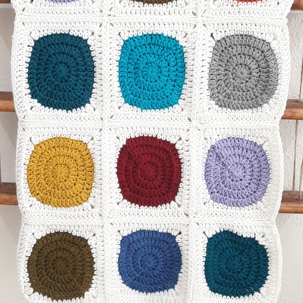 Mini Rainbow Blanket - Handmade Merino Wool