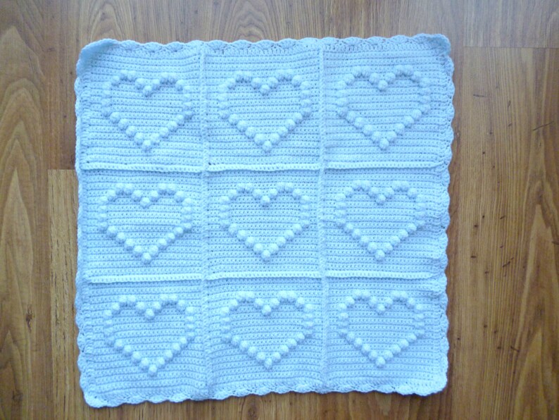 hand crochet baby blanket for sale
