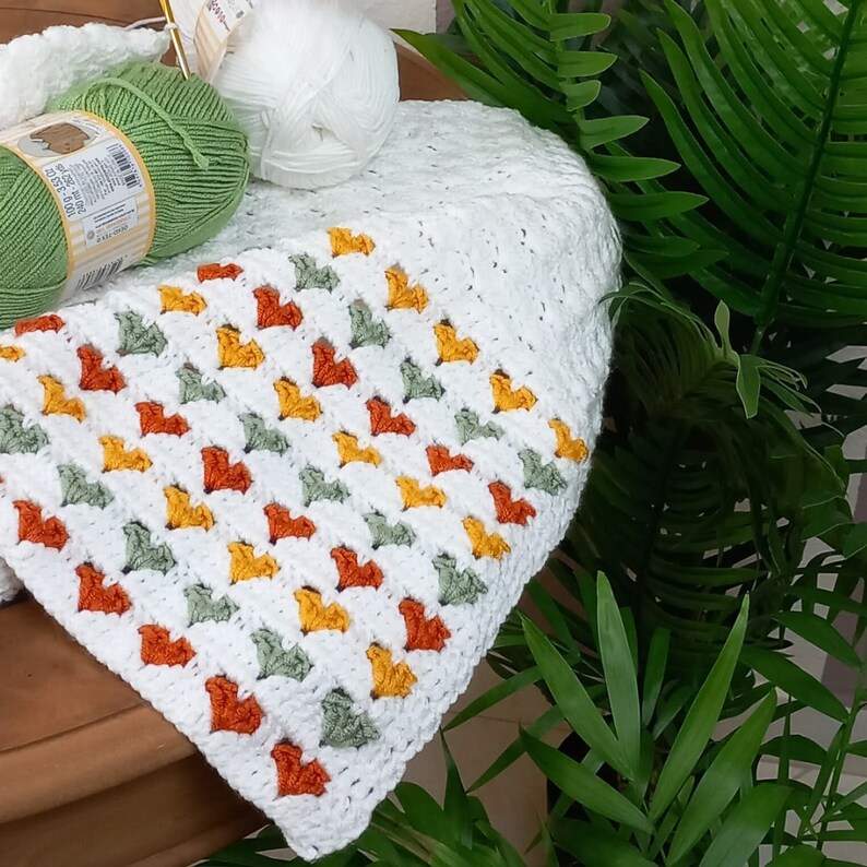Crochet Baby Heart Blanket Pattern. Valentine's Day Etsy UK