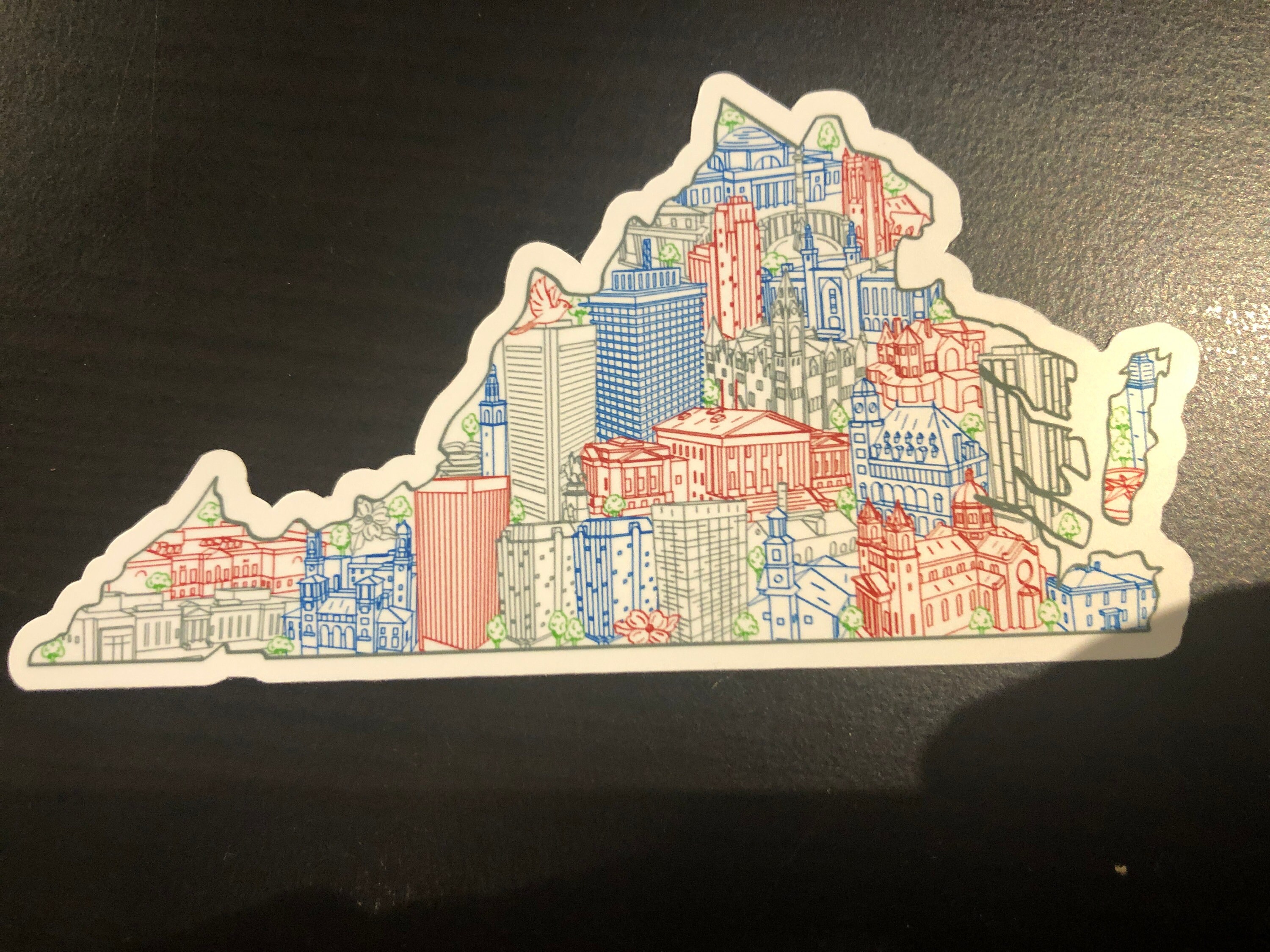 Richmond Virginia Sticker or Virginia Laptop Decal Etsy