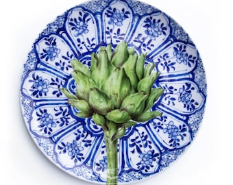 Medallion large dinner plate (artichoke)