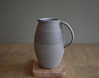 Large Ceramic Pitcher, Stoneware Jug