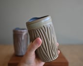 Handmade Ceramic Travel Mug, 16 oz volume
