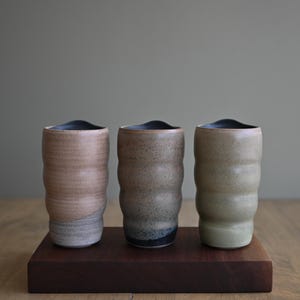 Ceramic Travel Mug, 16oz, Handmade Tumbler, Coffee Mug