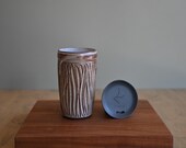 Handmade Ceramic Travel Mug, 16 oz volume