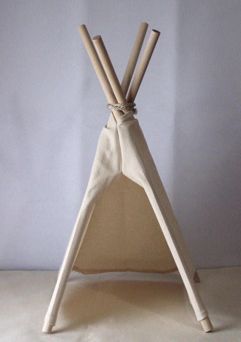 Teepee boho baby shower table decoration centerpiece handmade teepee decoration image 4