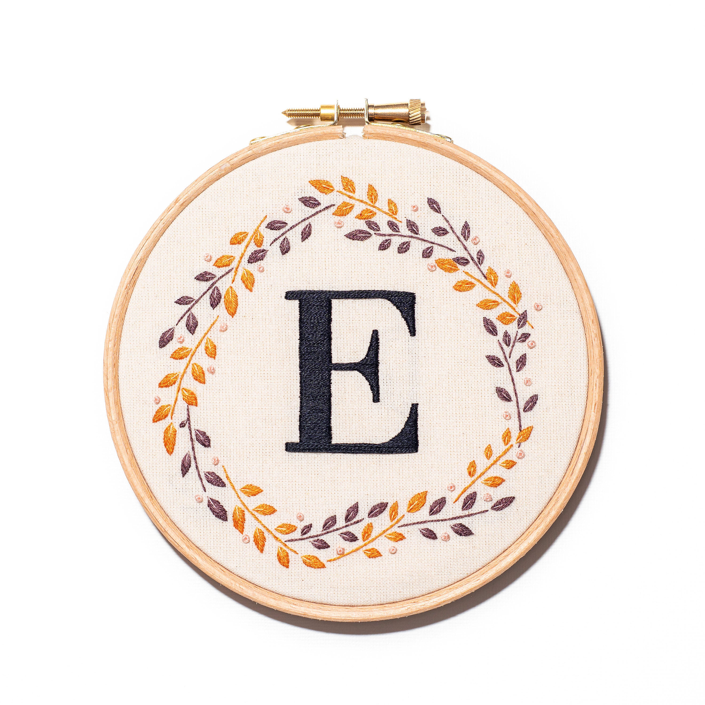 Couronne De Nom Personnalisée En Bois (MDF) - Grand Modèle - Décoration Murale Fleurie Ou Hula Hoop