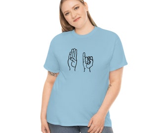 ASL "Bi" Pride t-shirt American Sign Language