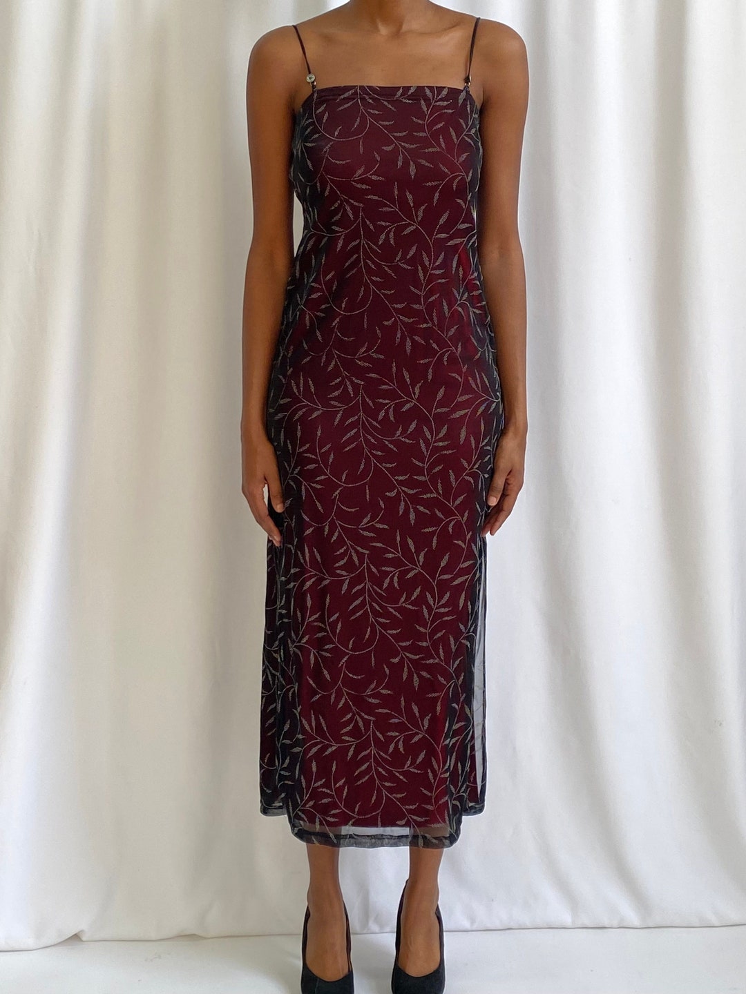 Y2K TUBE DRESS / Strapless Dress / Long Fitted Dress M-L / - Etsy Canada