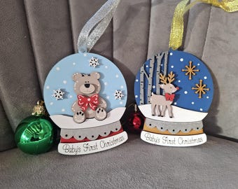 Primera decoración navideña del bebé, primer regalo de Navidad del bebé.