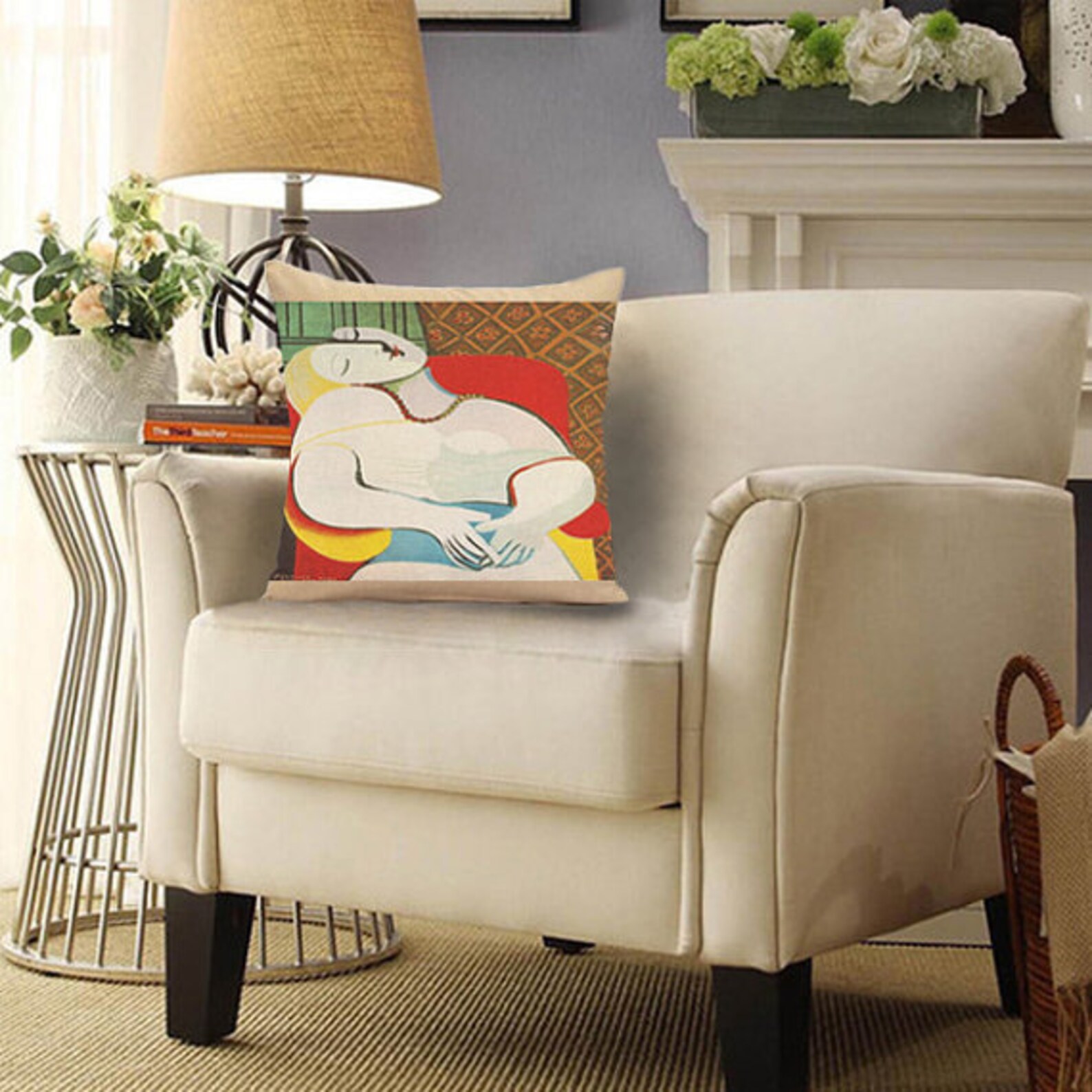 Pablo Picasso Art Pillow Cover Cubism Pillow Decorative Throw Etsy