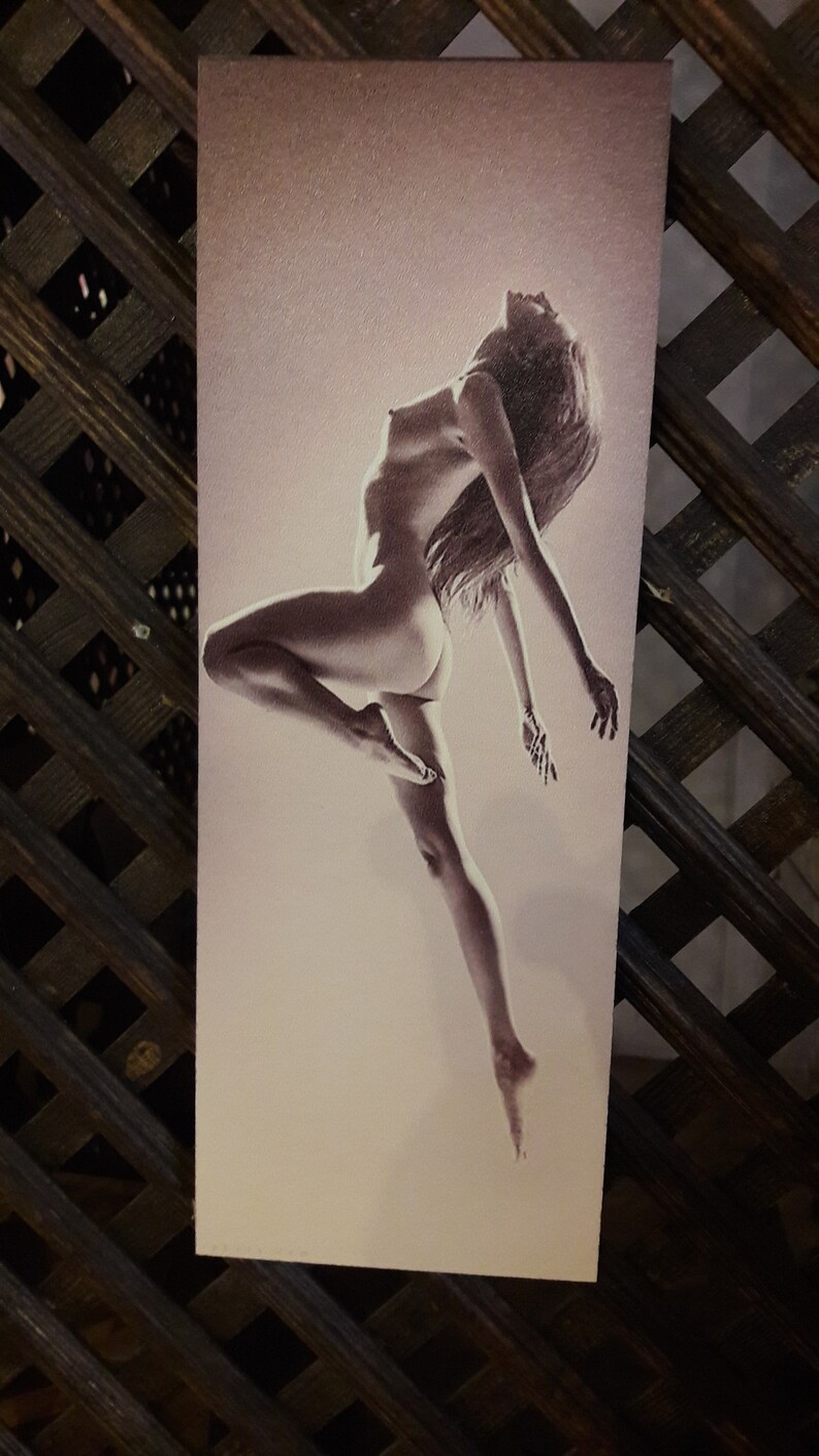 Happy nude woman photo print on wood free nude woman photo - Etsy