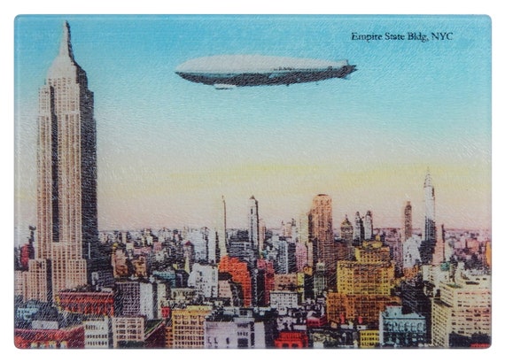 Tempered Glass Cutting Board Of Empire State Building And Etsy Tempered Glass Cutting Board Of Empire State Building And Etsy