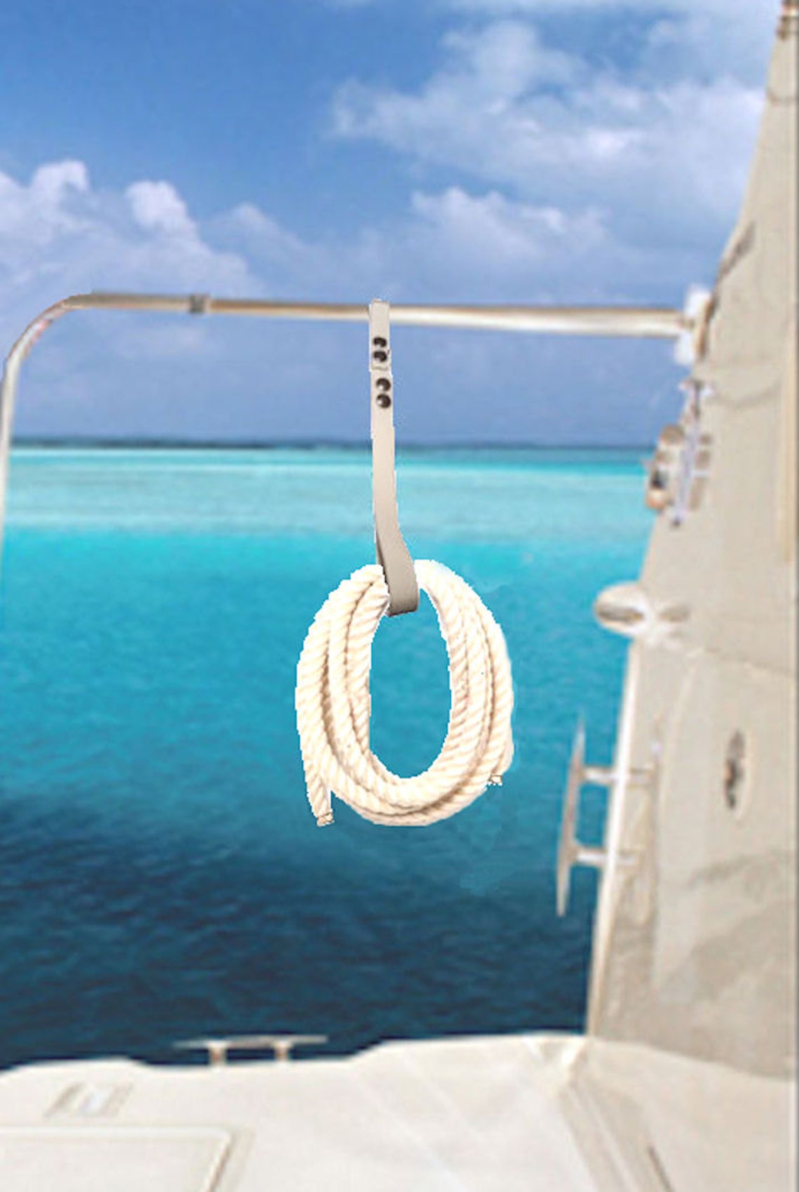 2 Nautical Line Holders Rope Organizers Made in USA Etsy