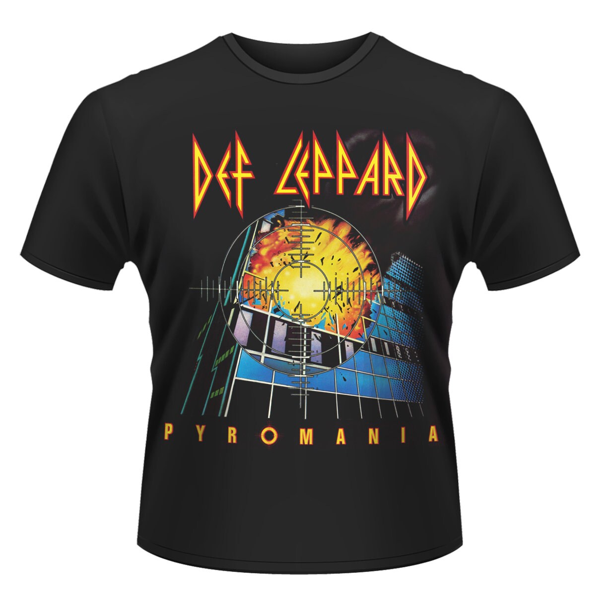Image of Def Leppard Pyromania Rock Heavy Metal Official Tee T-Shirt Mens Unisex