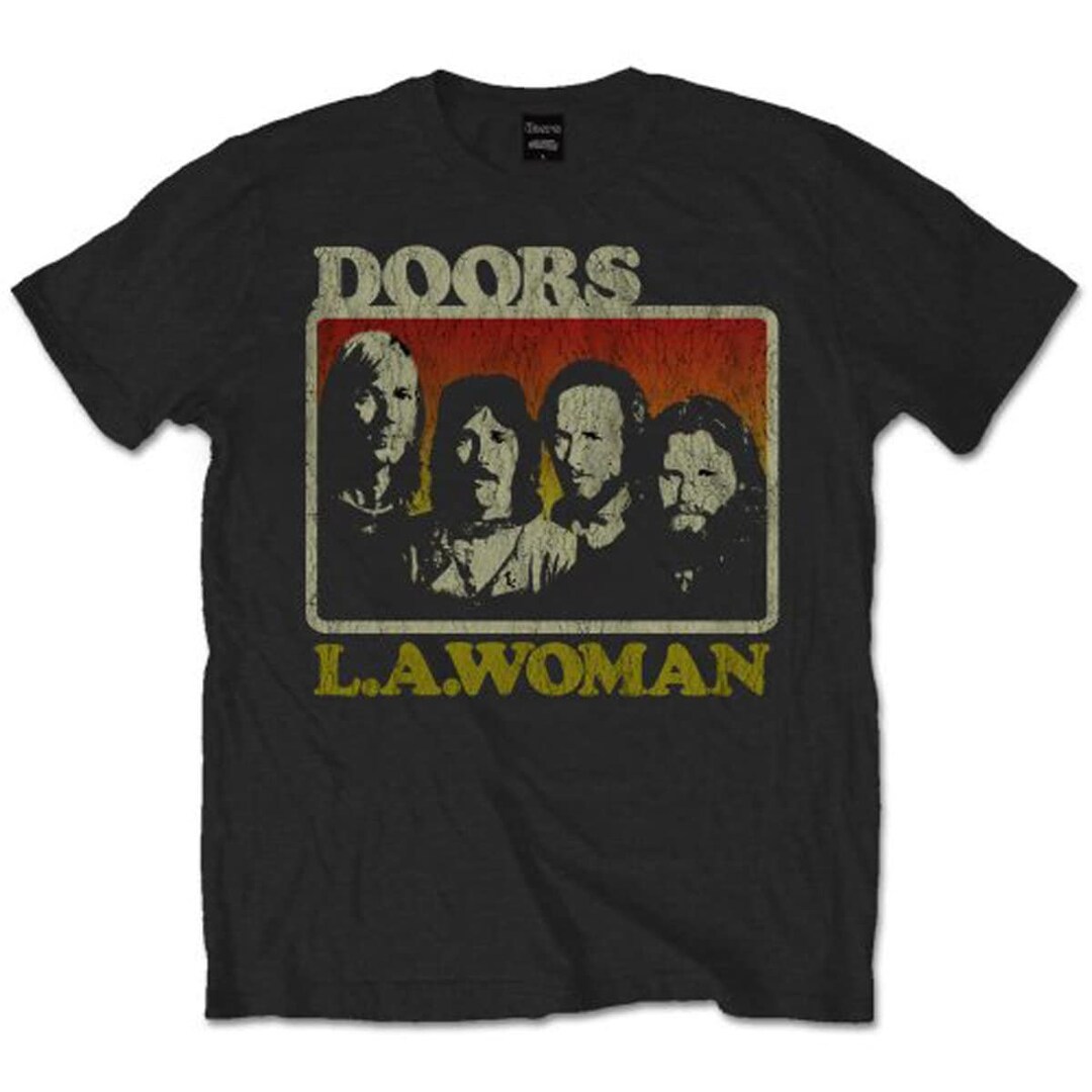 The Doors LA Woman Band Jim Morrison Rock OFFICIAL Tee Tshirt Etsy